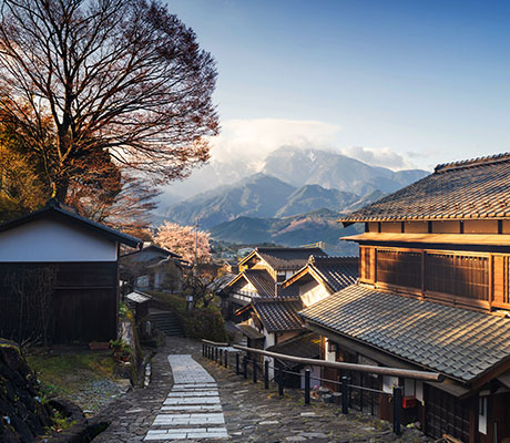 Walkway, Nakasendo, Japan