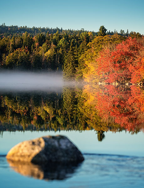 Mist, Bras d’Or Lake, Cape Breton Island, Canada