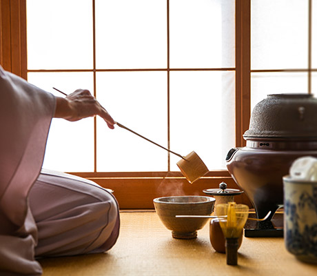Taditional Japanese Tea Ceremony, Sado, Japan