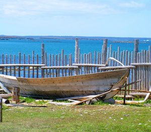 Viking ship replica, L'Anse aux Meadows, Canada