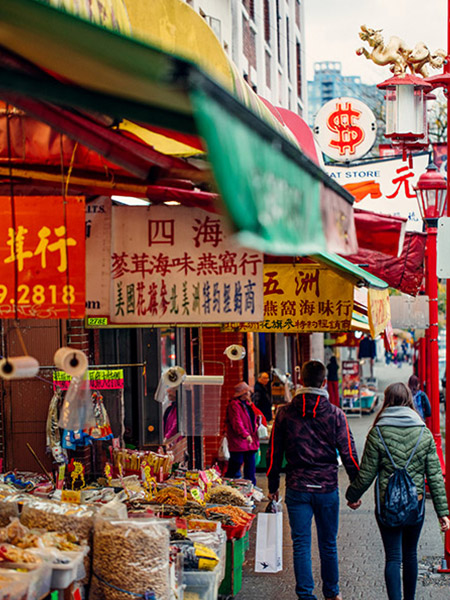 Trade and business, Chinatown Plaza, Vancouver, Canada