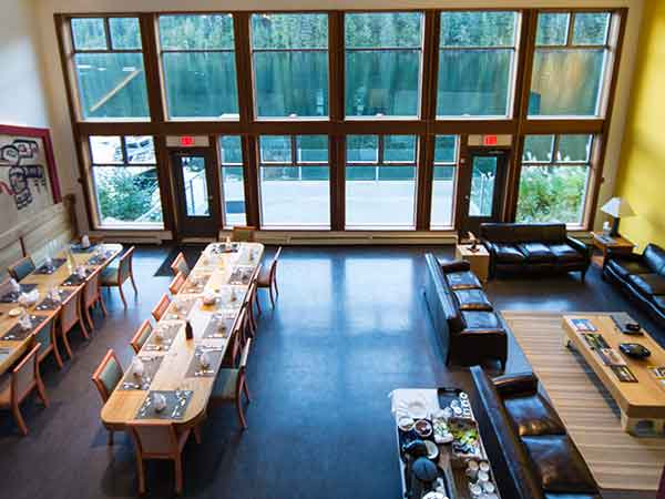 Great Room, Spirit Bear Lodge, British Columbia