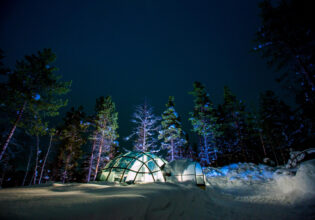 Kakslauttanen Arctic Resort Glass Igloo in Lapland Finland