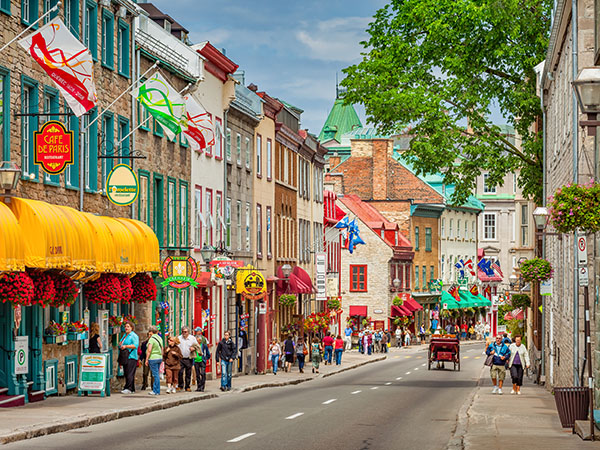 Rue Saint Louis, Old Town Quebec City, Canada