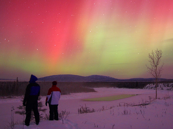 Pelly Crossing, Northern Lights, Yukon Canada