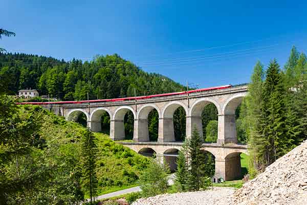 Aquaduct, Semmering Railway, Styria, Ausria