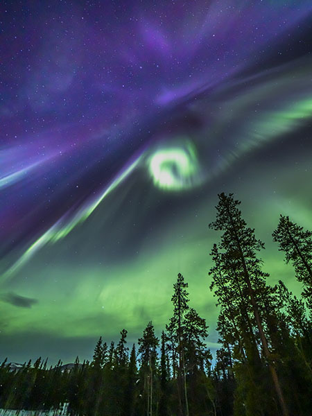 Aurora Borealis, Yukon, Canada