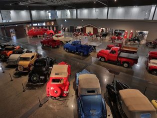 Inside Bill Richardson Transport World in Invercargill, New Zealand