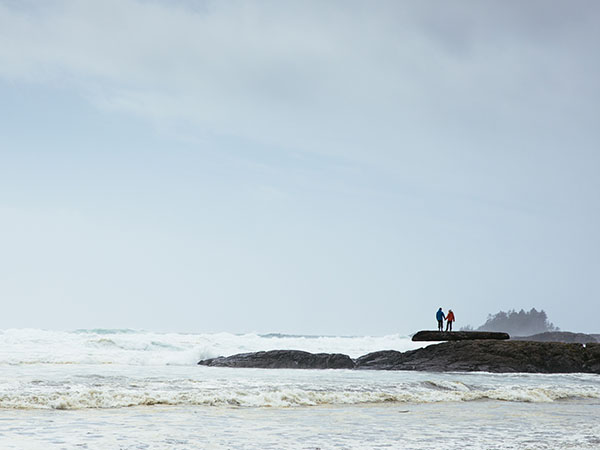 Two Against the Elements, Storm watching, Tofino, Canada