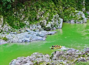 Rafting, Yoshino River, Japan