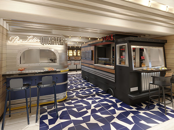 Indulge, Food truck, Norwegian Viva Cruise Ship