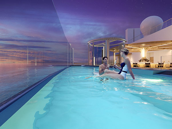 The Vibe Beach Club, Norwegian Viva Cruise Ship