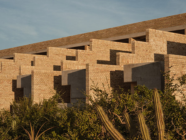Facade of Hotel Terrestre, Mexico, Central/South America