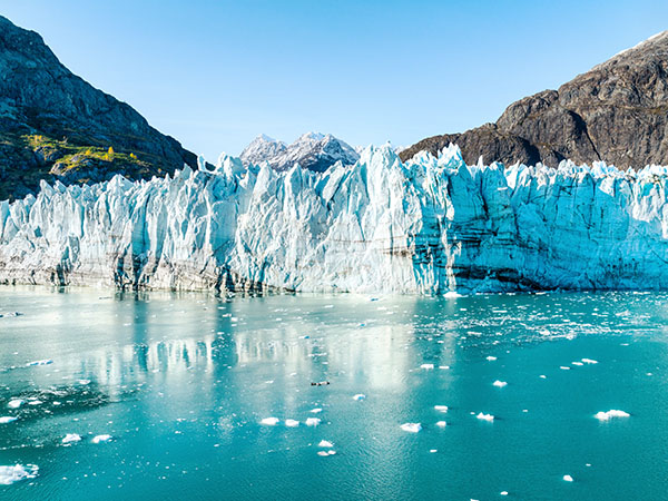 Landscape views of Glacier Bay, from the Alaska Cruise with Holland America Line