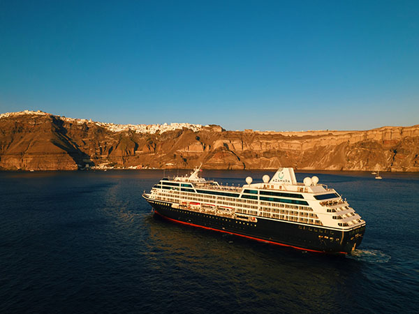 Azamara ship to Santorini Greece