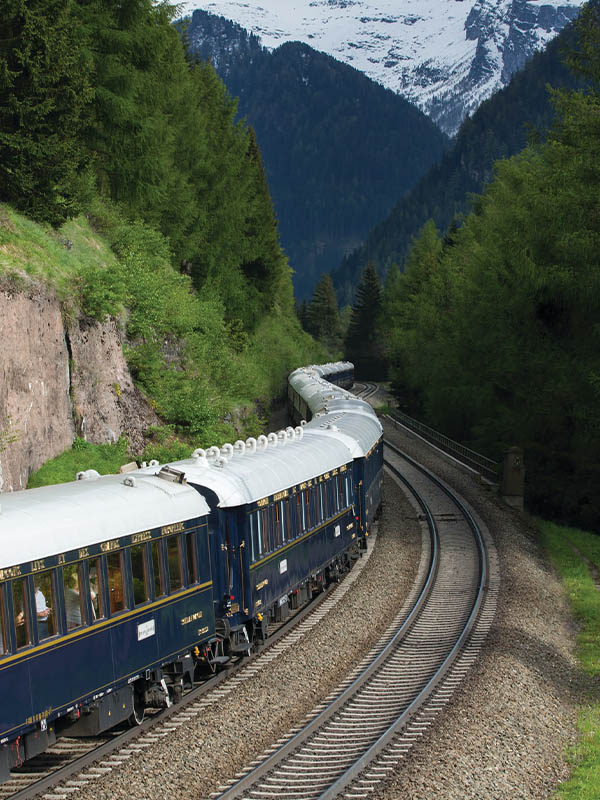 Top view of Venice Simplon-Orient-Express