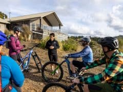 Biking, Timber Trail Lodge, Ruapehu, New Zealand