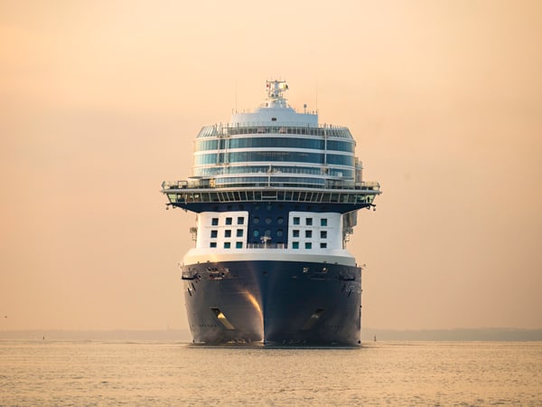 The Celebrity Beyond arrives in Southampton. (Image: Celebrity Cruises)