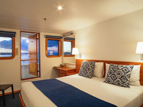 Cruise ship stateroom, Fiji Islands, Oceania
