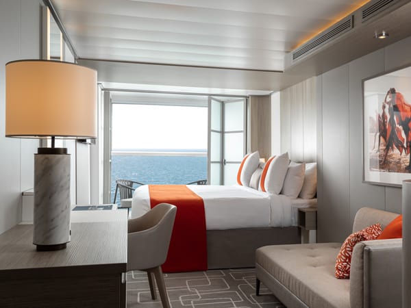 The Infinite Veranda staterooms have been upgraded on Celebrity Beyond. (Image: Celebrity Cruises)
