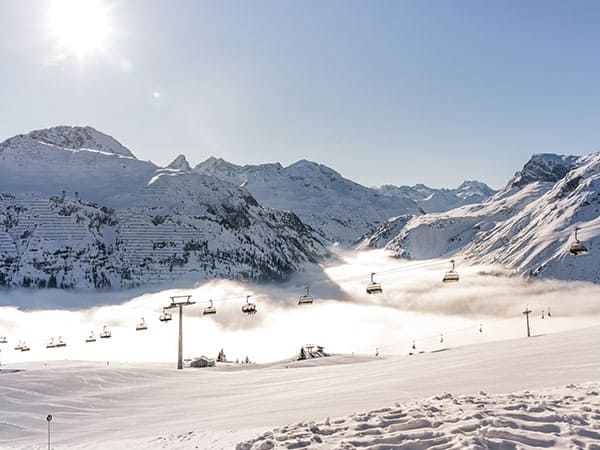 Lech am Arlberg, Ski Resort Village in Austria