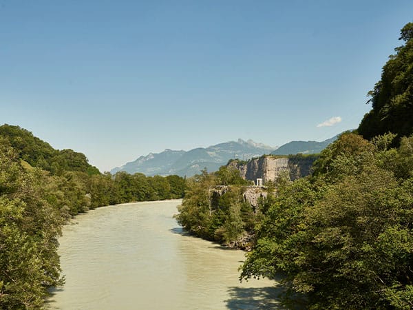 Rhone Valley, St Maurice Village, Switzerland
