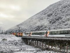 Journey, TranzAlpine train, Christchurch, New Zealand