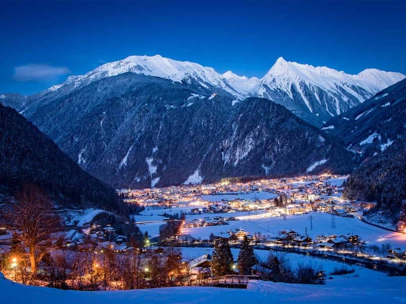 Mayrhofen, Ski Resort in Austria