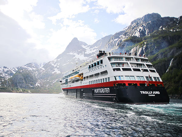 Cruise, MS Trollfjorden, Hurtigruten, Norway, Europe