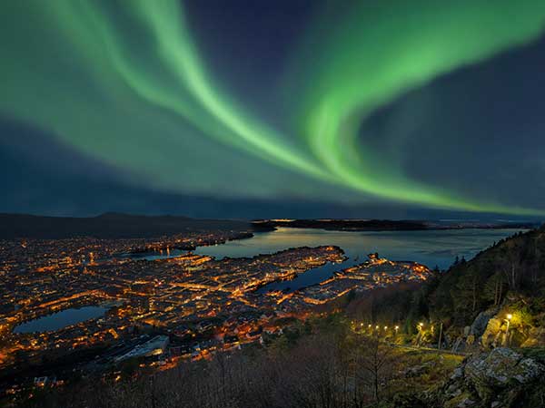 Northern Lights, Bergen, Norway