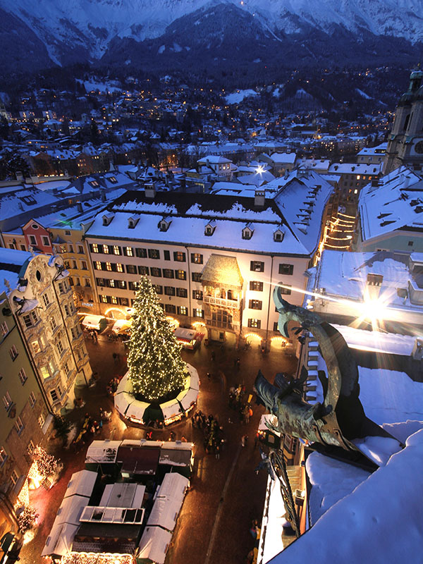 Christmas Market in Innsbruck, Austria, Europe