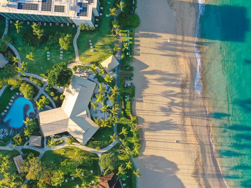 Kāʻanapali Beach Hotel from above. (Image: Susan Gough Henly)