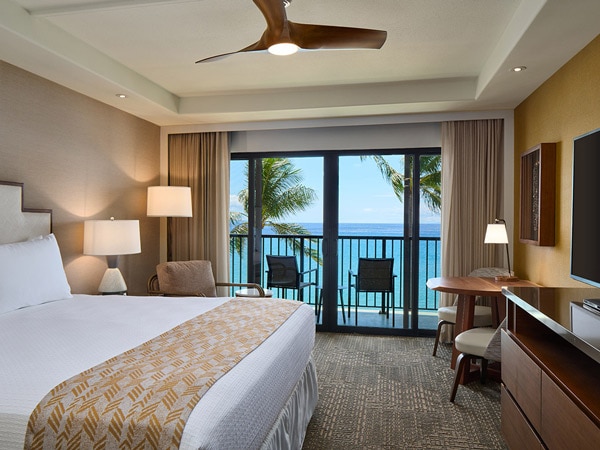Oceanfront king room