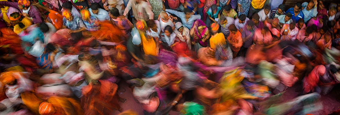 The colour festival in India