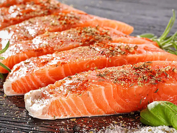 Fresh Alaskan salmon