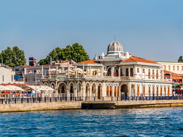 The Büyükada Ferry Port in Istanbul.