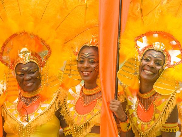 Performers from the Montréal Complétement Cirque
