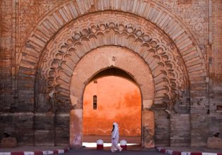 Stunning archway in Marrakech, Morocco