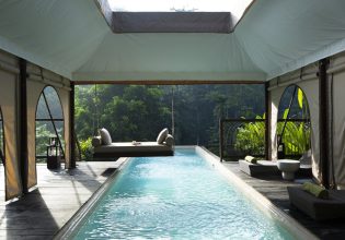 K Club its Sensual Infinity Pool Tent Suite.