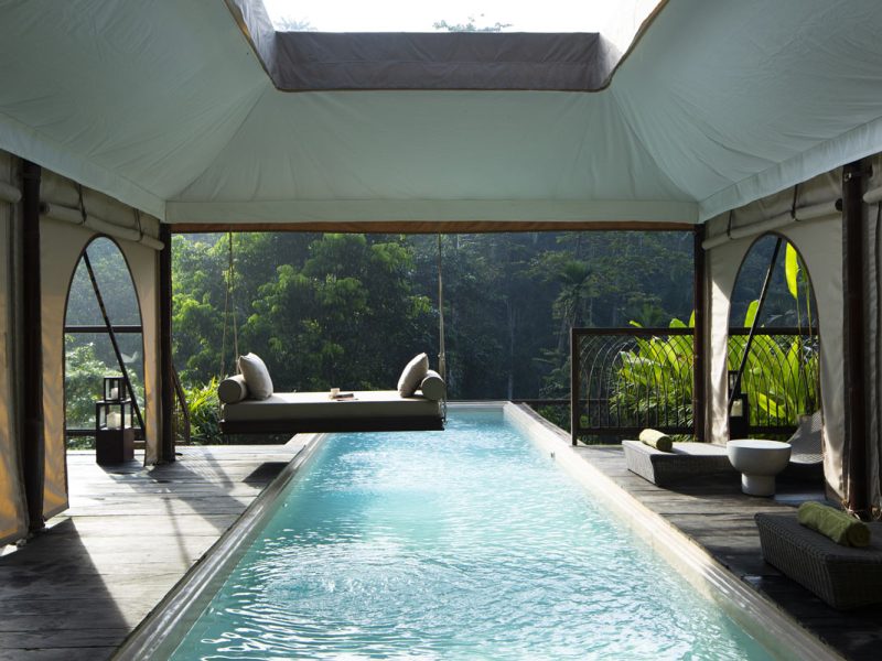 K Club its Sensual Infinity Pool Tent Suite.