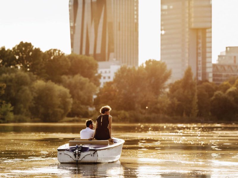 Boating on the Old Danube