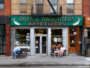 Russ & Daughters shopfront NYC