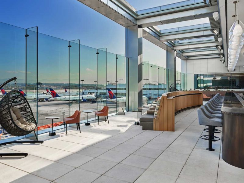 Delta Air’s sky deck at LAX