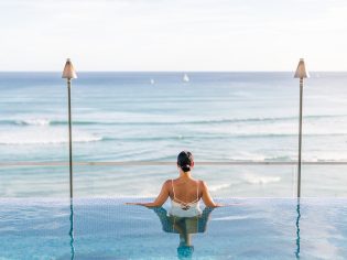 pool at ESPACIO the jewel of Waikiki, Hawaii