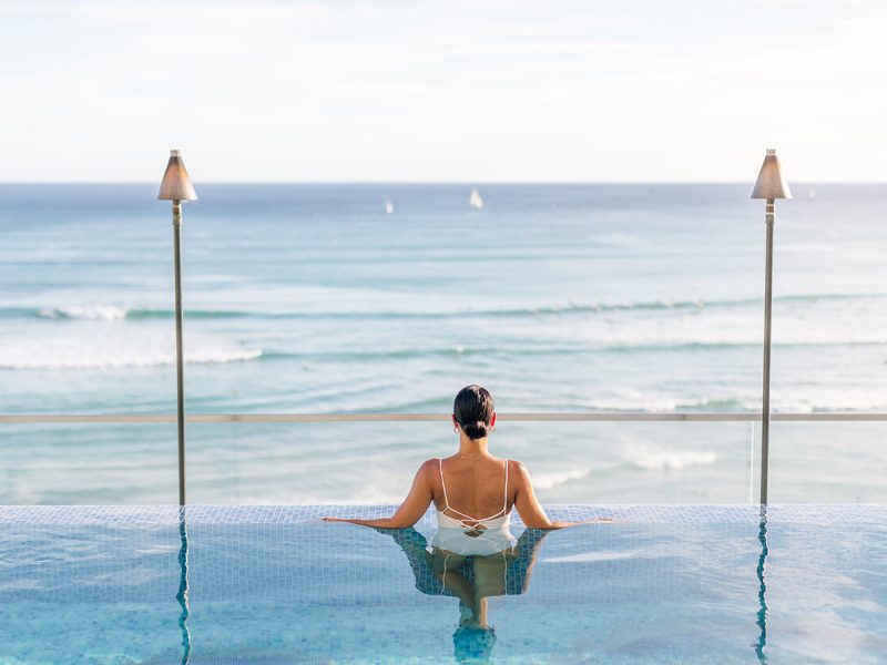 pool at ESPACIO the jewel of Waikiki, Hawaii