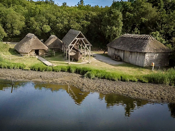 Viking Settlement at the Irish National Heritage Park. Ireland