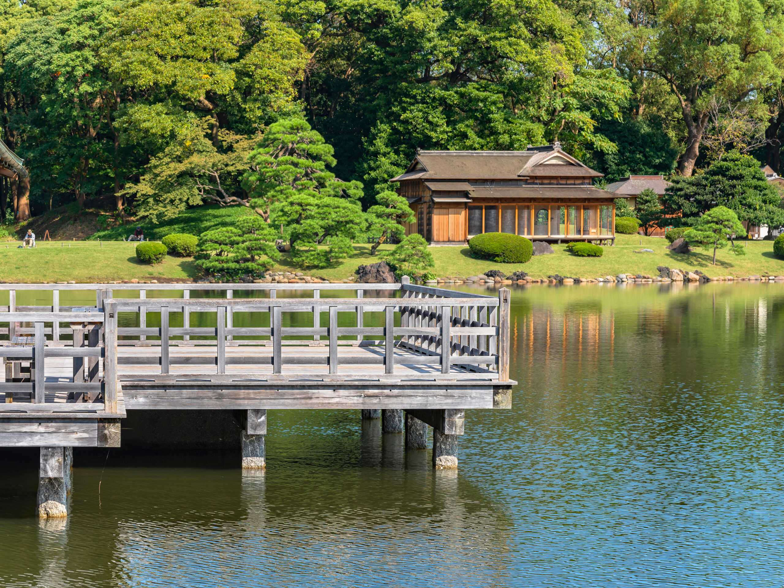 Hama-rikyu Gardens in Tokyo