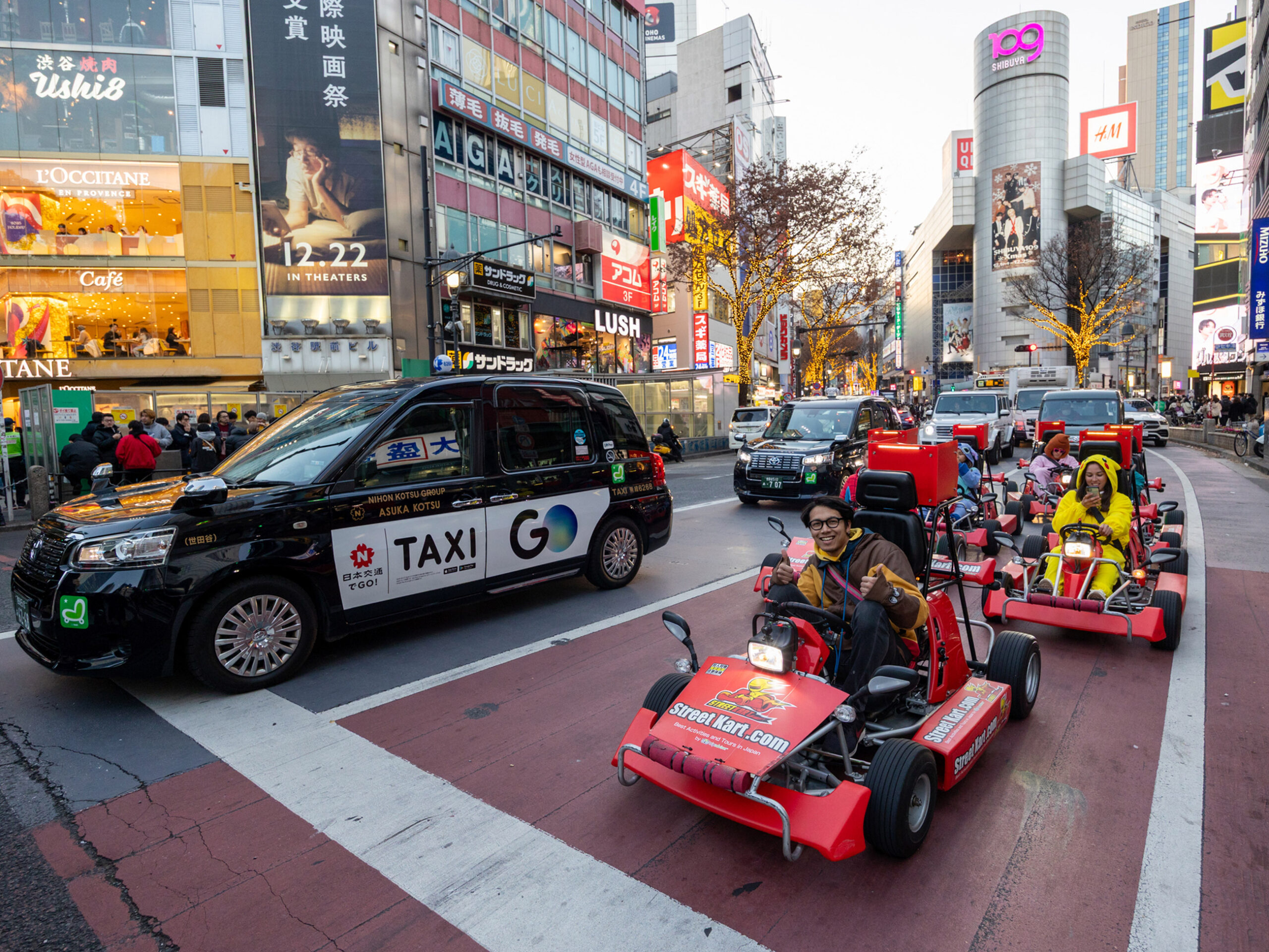 go-karts in Shibuya