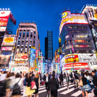 Shibuya Crossing in Tokyo