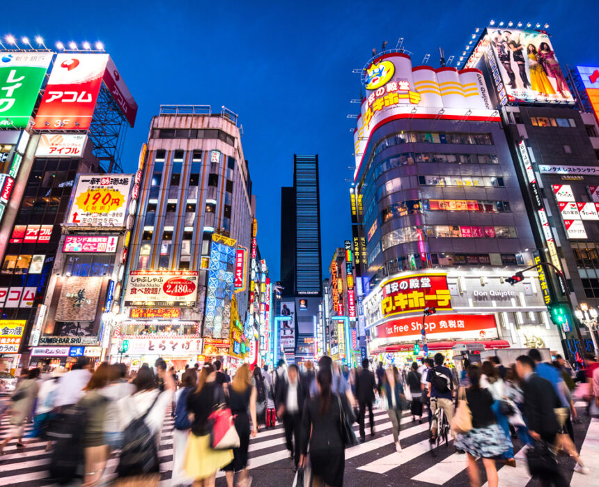 Shibuya Crossing in Tokyo